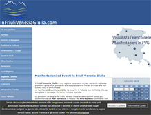Tablet Screenshot of infriuliveneziagiulia.com